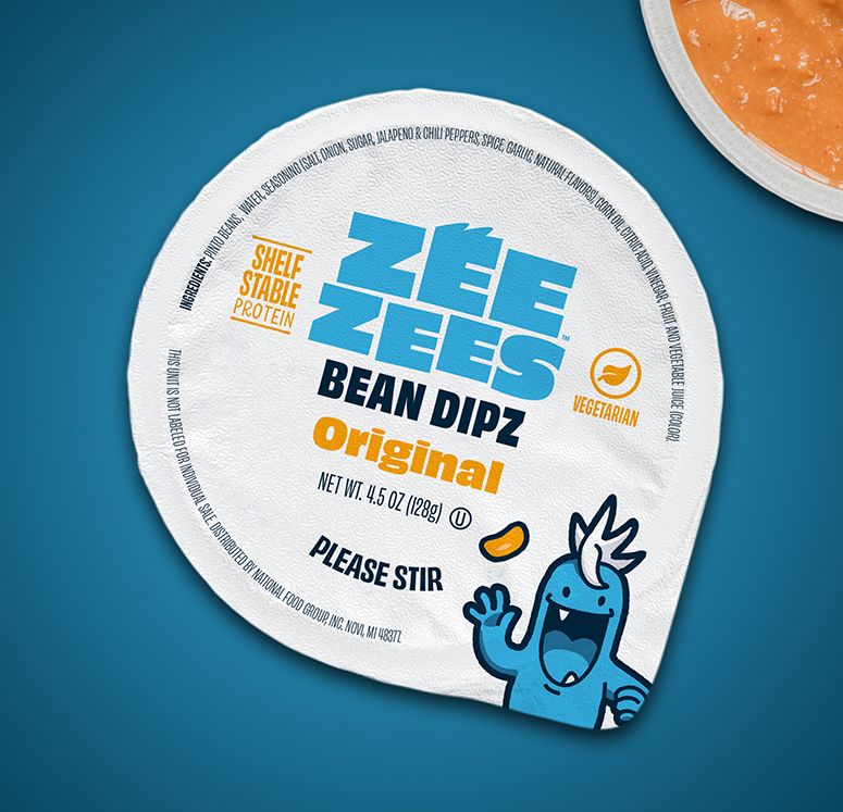 Zee Zees, Bean Dipz Cup, Original, I/W, 4.5oz image