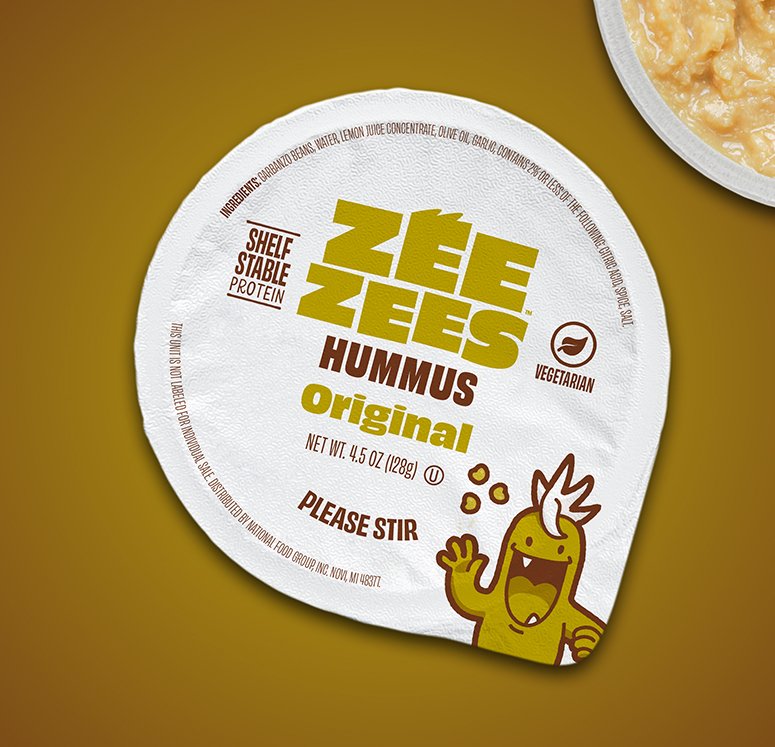 Zee Zees, Hummus Cup, Original, I/W, 4.5oz image