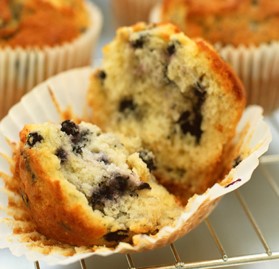 Muffin, Blueberry, WG, 2oz