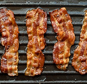 Bacon, Smoked, Raw, Bulk 10lb.