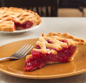 Pie, Cherry Lattice, 10", Pre-Sliced