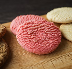 Cookies, Baked, Strawberry, 3"