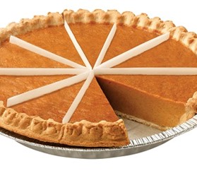 Pie, Pumpkin, 10", Pre-Sliced