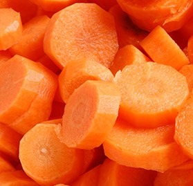 Vegetable, Carrots, Sliced, IQF, 30 lb