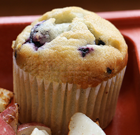 Mix, Muffin, Blueberry, Imitation, 50 lb.