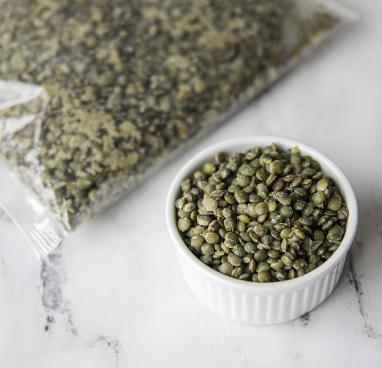 Lentils, French Green, IQF, FC image