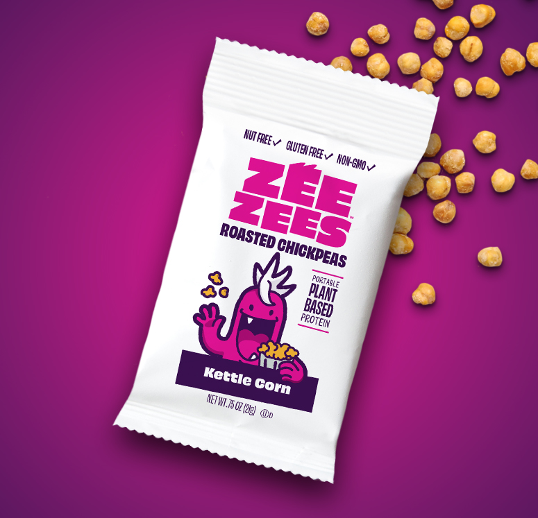  Zee Zees, Roasted Chickpeas, Kettle Corn, I/W, 0.75oz image thumbnail