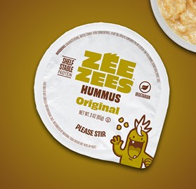 Zee Zees, Hummus Cup, Original, I/W, 3oz