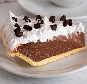Pie, Chocolate Cream, 10", Pre-Sliced 8