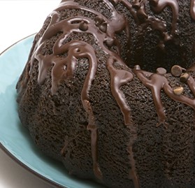 Cake, Triple Chocolate Fudge Bundt