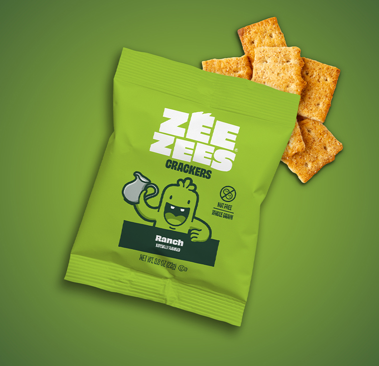 Zee Zees, Crackers, Ranch, WG, I/W, 0.8oz image