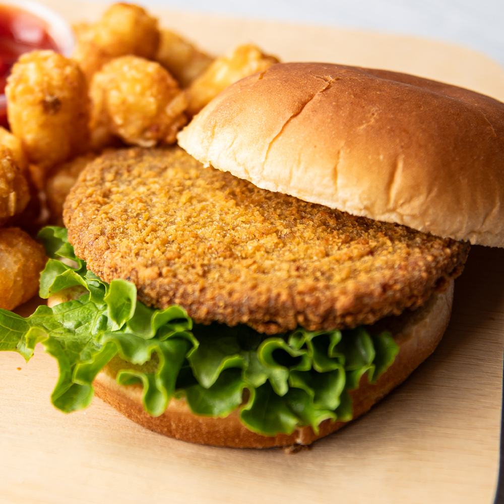 Patty, Breaded Chicken, Fritter, Spicy, FC, 3 oz.