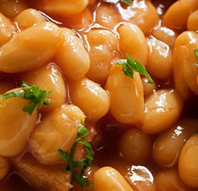 Beans, Vegetarian in Tomato Sauce Can #10
