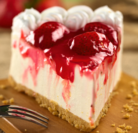 Cheesecake, Strawberry French 8"