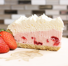 Pie, Strawberries & Cream, 10" image