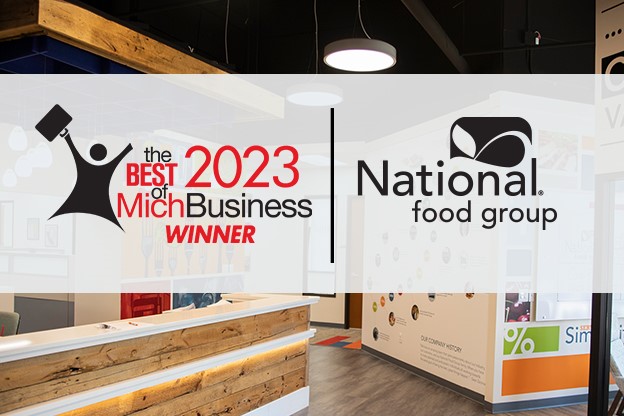 NATIONAL FOOD GROUP HONORED BY THE BEST OF MICHBUSINESS AWARDS