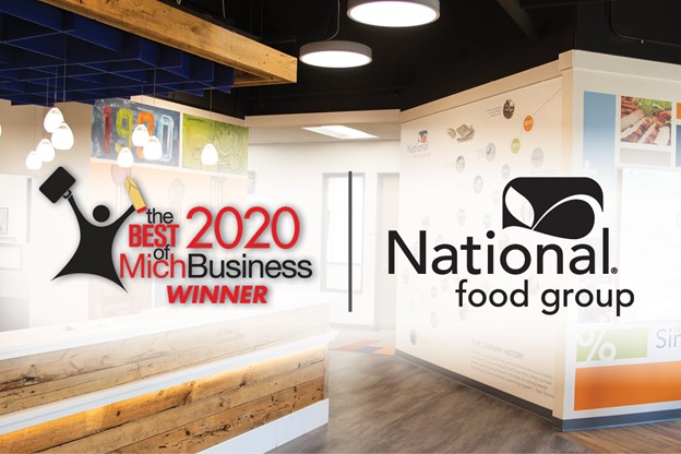 National Food Group Honored By The Best  Of MichBusiness Awards 2020