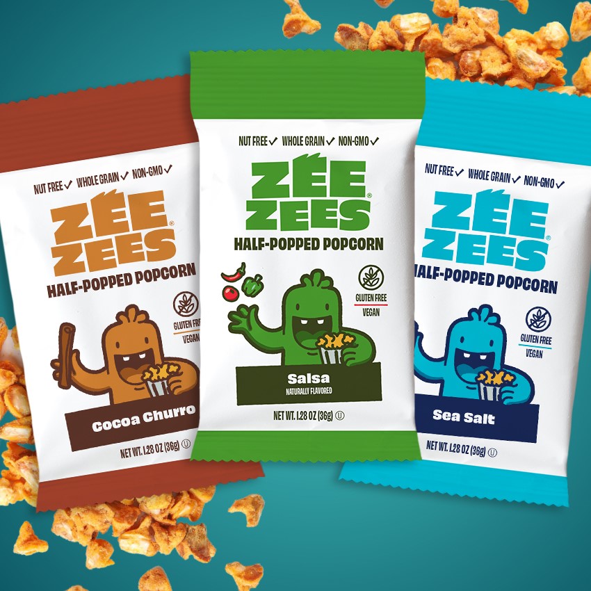 Zee Zees Half-Popped Popcorn